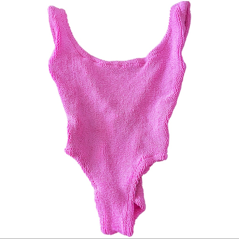 Hunza G Baby Classic Swim in Bubblegum OS